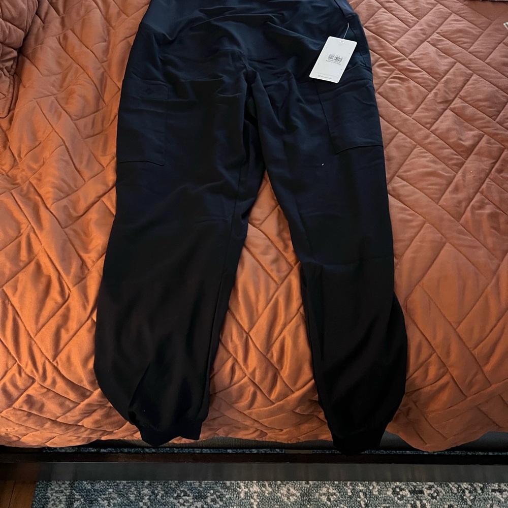 Med Couture Black Jogger Pants